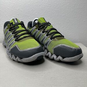 Reebok Zig Tech Shark Men's Gray Green Running Shoes